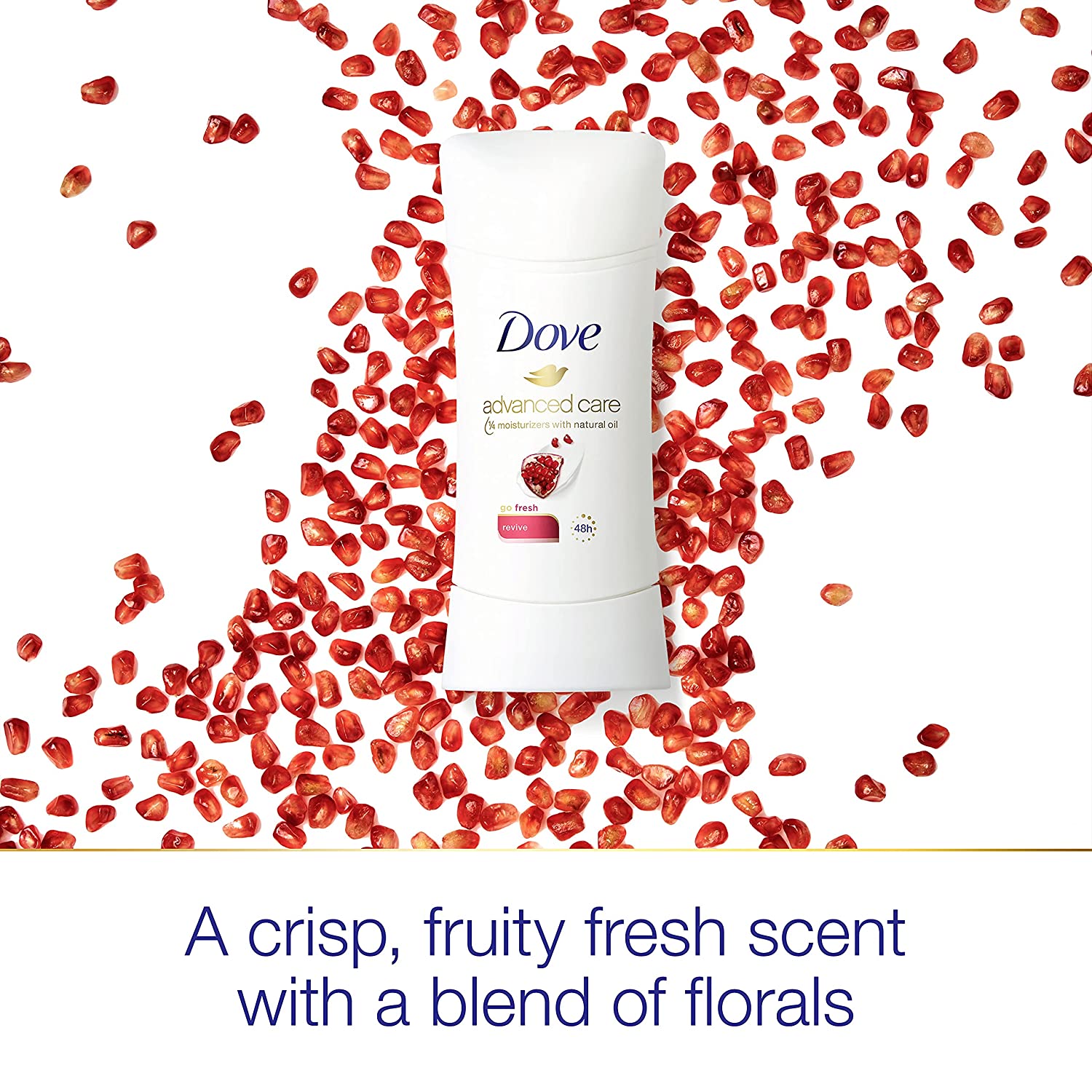 Dove Advanced Care Antiperspirant Deodorant Stick for Women, Revive, for 48 Hour Protection And Soft And Comfortable Underarms, 2.6 oz, 2 Count - Image 3